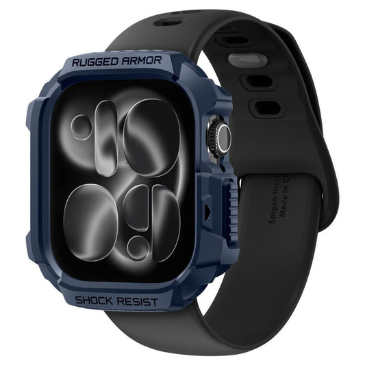 Spigen Rugged Armor V2 Hülle für Apple Watch Series 10 / 11 42mm, Marineblau