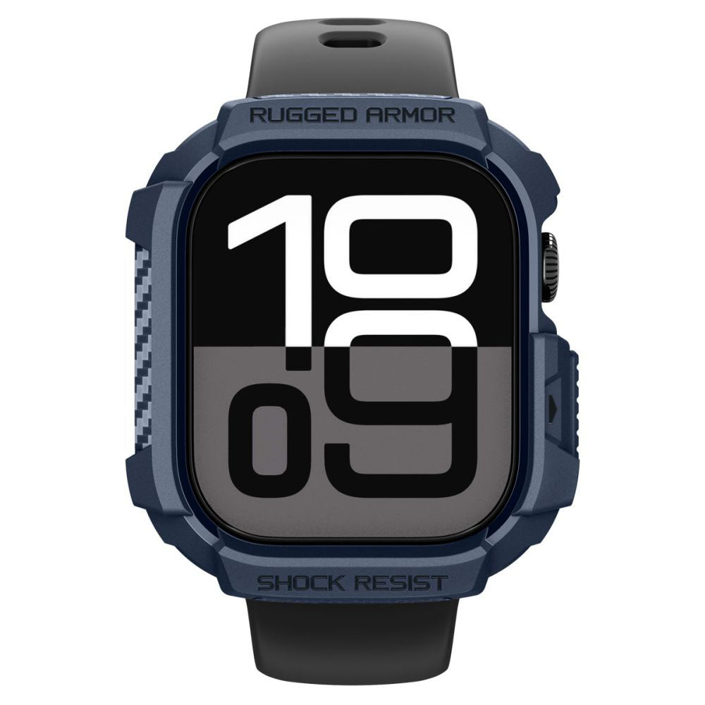 Spigen Rugged Armor V2 Case for Apple Watch Series 10 / 11 42mm, Navy Blue