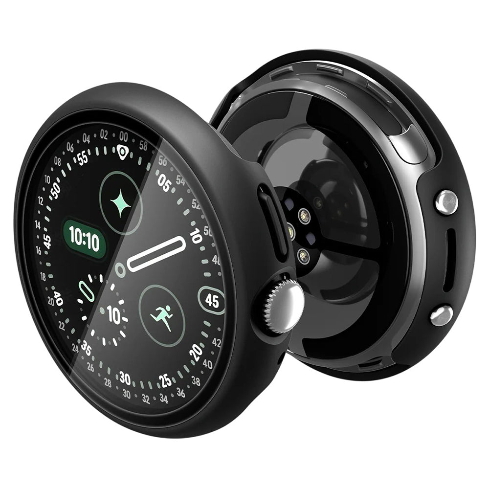 Spigen Thin Fit 360 Hülle für Google Pixel Watch 41 mm Series, Schwarz ACS11750