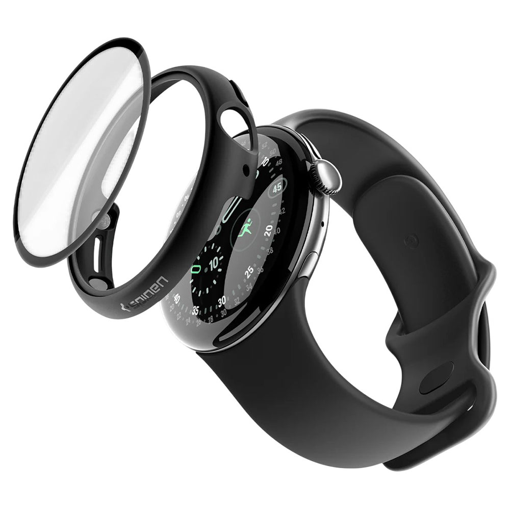 Spigen Thin Fit 360 Hülle für Google Pixel Watch 41 mm Series, Schwarz ACS11750