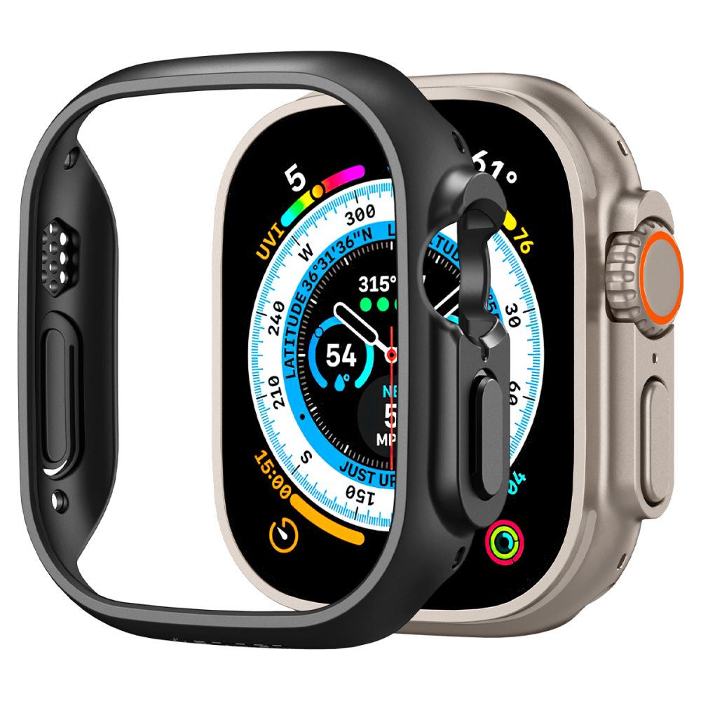 Spigen Thin Fit Hülle für Apple Watch Ultra Series, Schwarz ACS05458