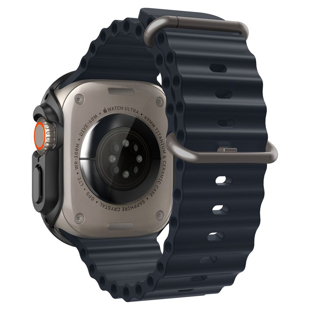 Spigen Thin Fit Hülle für Apple Watch Ultra Series, Schwarz ACS05458