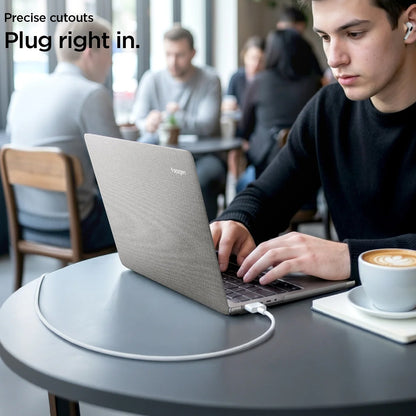 Spigen Urban Fit Hülle für Apple MacBook Neo 13 Zoll, Grau ACS11542