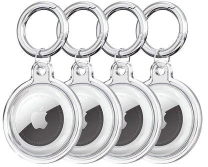 Tech-Protect Icon Hülle für Apple AirTag, Set 4 Stück, Transparent
