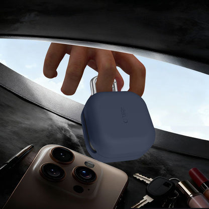 Tech-Protect Silicone Hook Hülle für Samsung Galaxy Buds4 / Buds4 Pro, Marineblau
