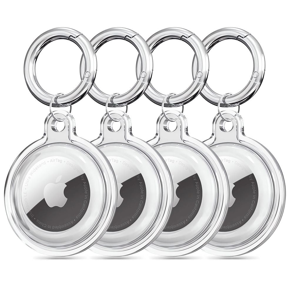 Techsuit CT15 Hülle für Apple AirTag, Transparent