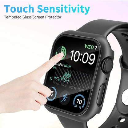 Techsuit Defense360 Pro Hülle für Apple Watch 40mm Series, Schwarz