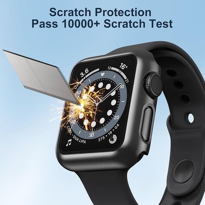 Techsuit Defense360 Pro Hülle für Apple Watch 42mm Series, Schwarz