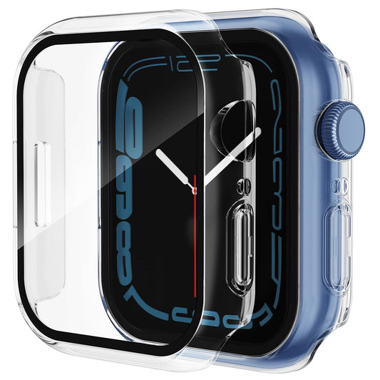 Techsuit Defense360 Pro Hülle für Apple Watch 7 41mm Serie, Transparent