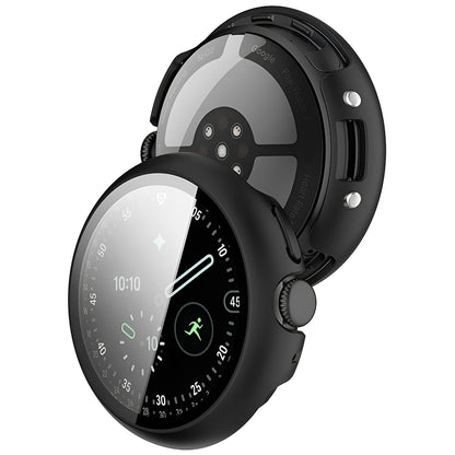 Techsuit Defense360 Pro Hülle für Google Pixel Watch 4 45mm, Schwarz