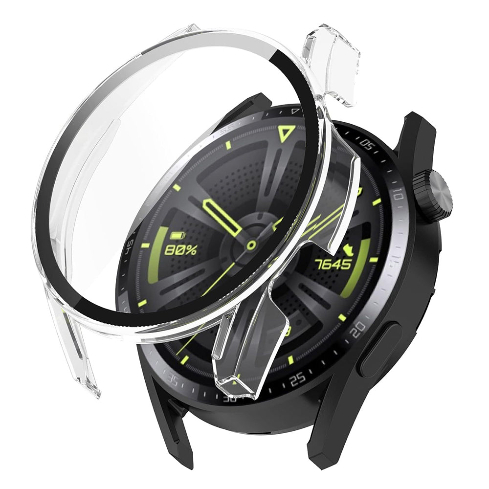 Techsuit Defense360 Pro Hülle für Huawei Watch GT 3 46mm, Transparent