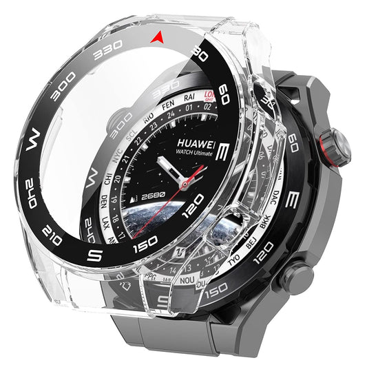 Techsuit Defense360 Pro Bezel Hülle für Huawei Watch Ultimate, Transparent