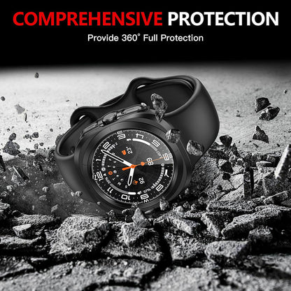 Techsuit Defense360 Pro Hülle für Samsung Galaxy Watch Ultra, Schwarz