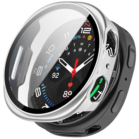 Techsuit Defense360 Pro Hülle für Samsung Galaxy Watch9 / Watch8 44mm, Silber