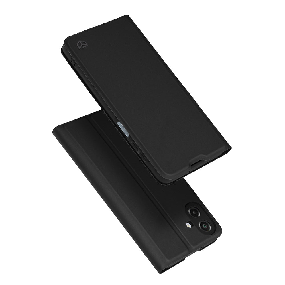 Hülle für Samsung Galaxy A07 4G A075, Techsuit, Magskin Book, Schwarz