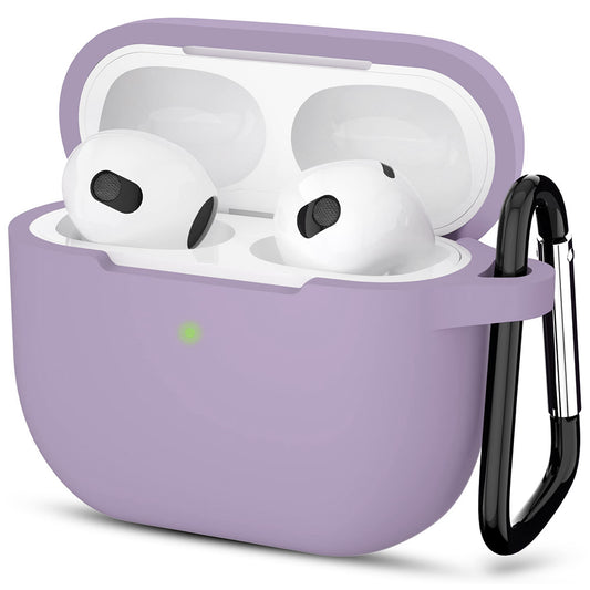 Techsuit Silikonhülle für Apple AirPods 3, Lila