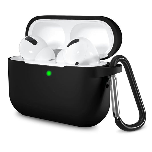 Techsuit Silikonhülle für Apple AirPods Pro Serie, Schwarz