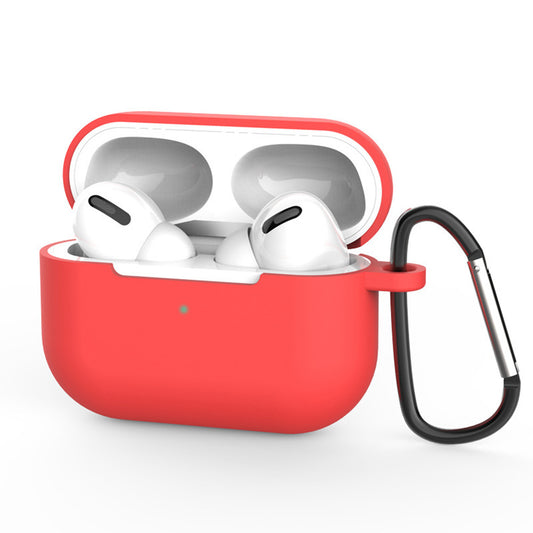 Techsuit Silikonhülle für Apple AirPods Pro 3, Rot