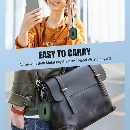 Techsuit Silikonhülle für Apple AirPods Gen 1 / Gen 2, Schwarz