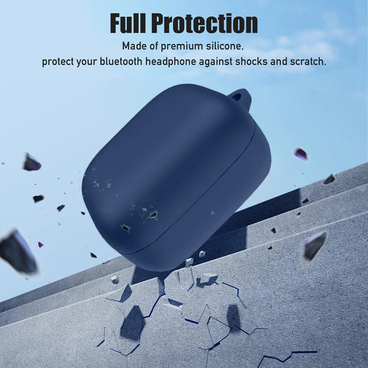 Techsuit Silikonhülle für Samsung Galaxy Buds4 / Buds4 Pro, Schwarz