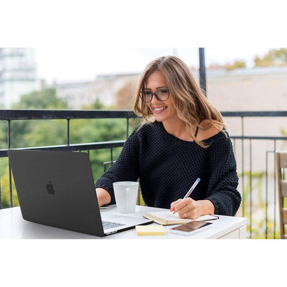 Techsuit UltraShell Hülle für Apple MacBook Air M2 13 Zoll (2024) / Air M2 13 Zoll (2022), Matt Transparent