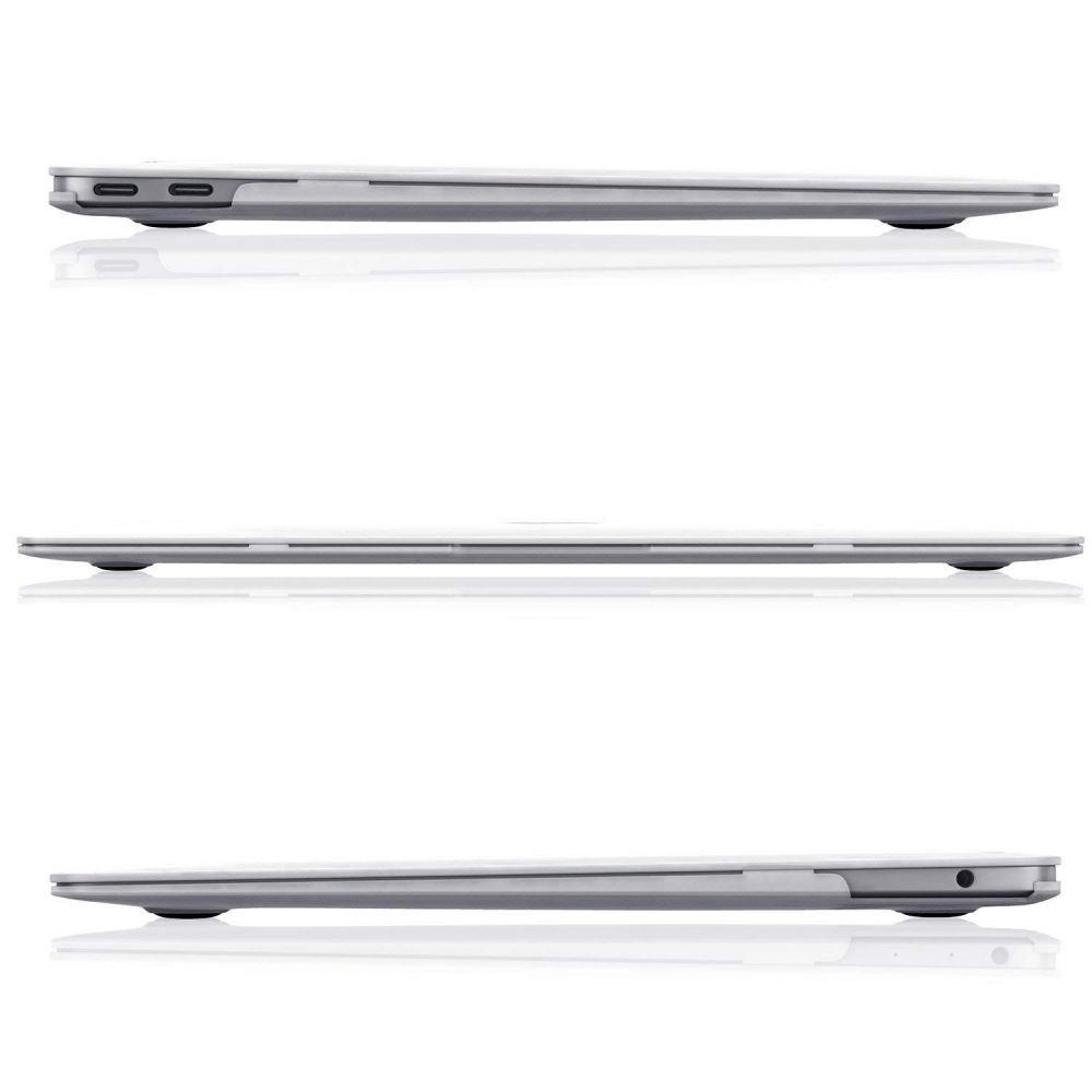 Techsuit UltraShell Hülle für Apple MacBook Air M2 13 Zoll (2024) / Air M2 13 Zoll (2022), Matt Transparent