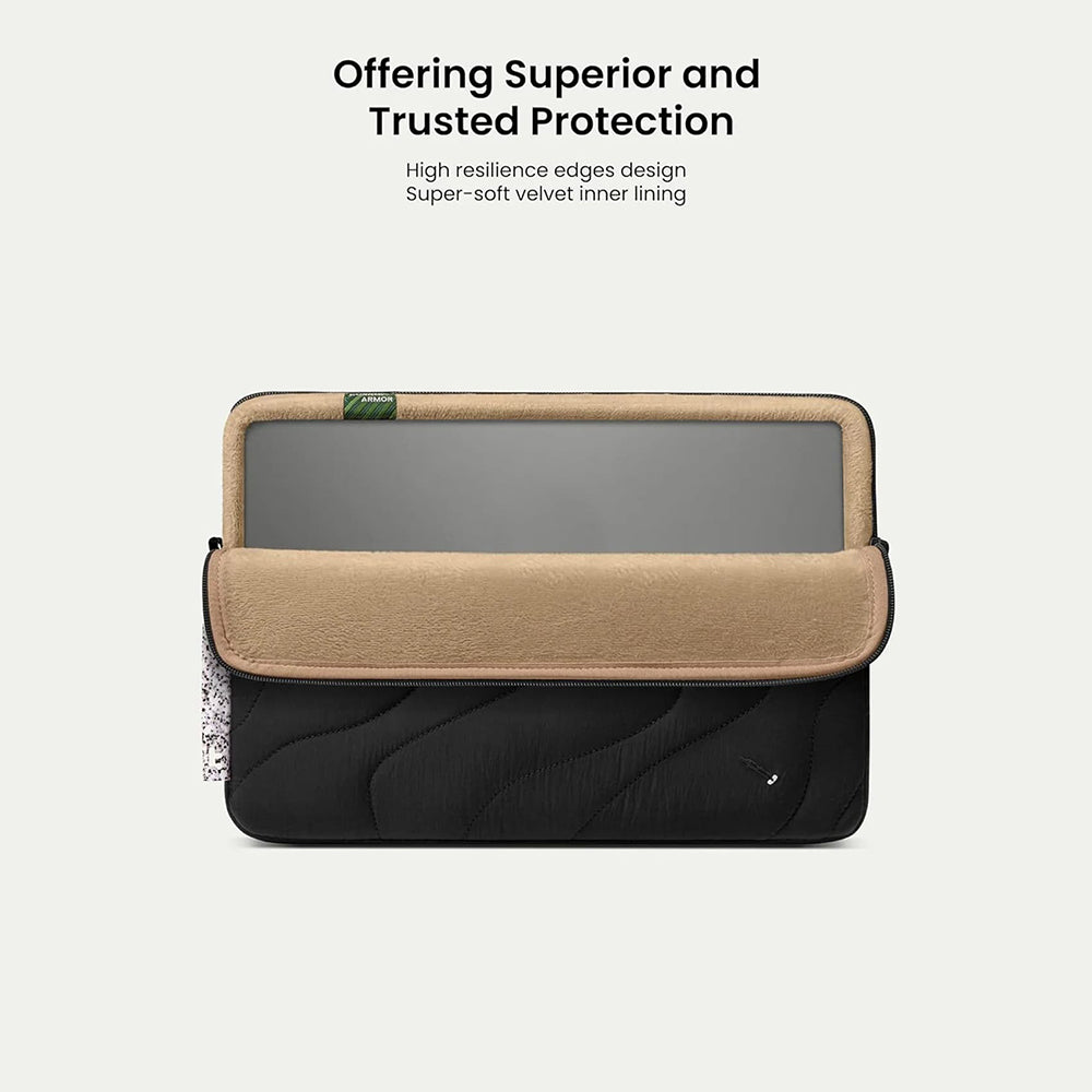 Tomtoc Terra Hülle für 14-Zoll-Laptop, Schwarz