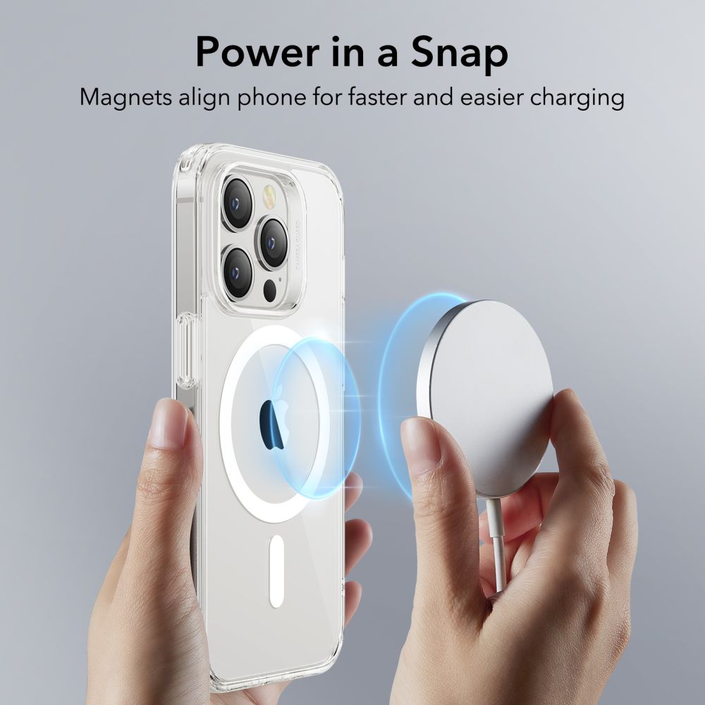 MagSafe Case for Apple iPhone 14 Pro Max, ESR, Ch Halolock, Transparent