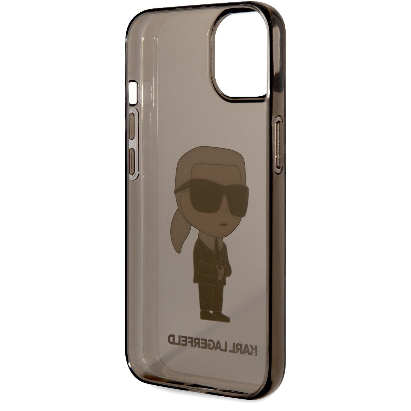 TPU Case Karl Lagerfeld IML for Apple iPhone 14 Plus, Ikonik NFT, Transparent Black KLHCP14MHNIKTCK