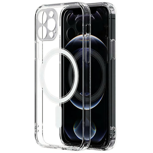 MagSafe Hülle für Apple iPhone 13 Pro, OEM, magnetisch stoßfest, transparent