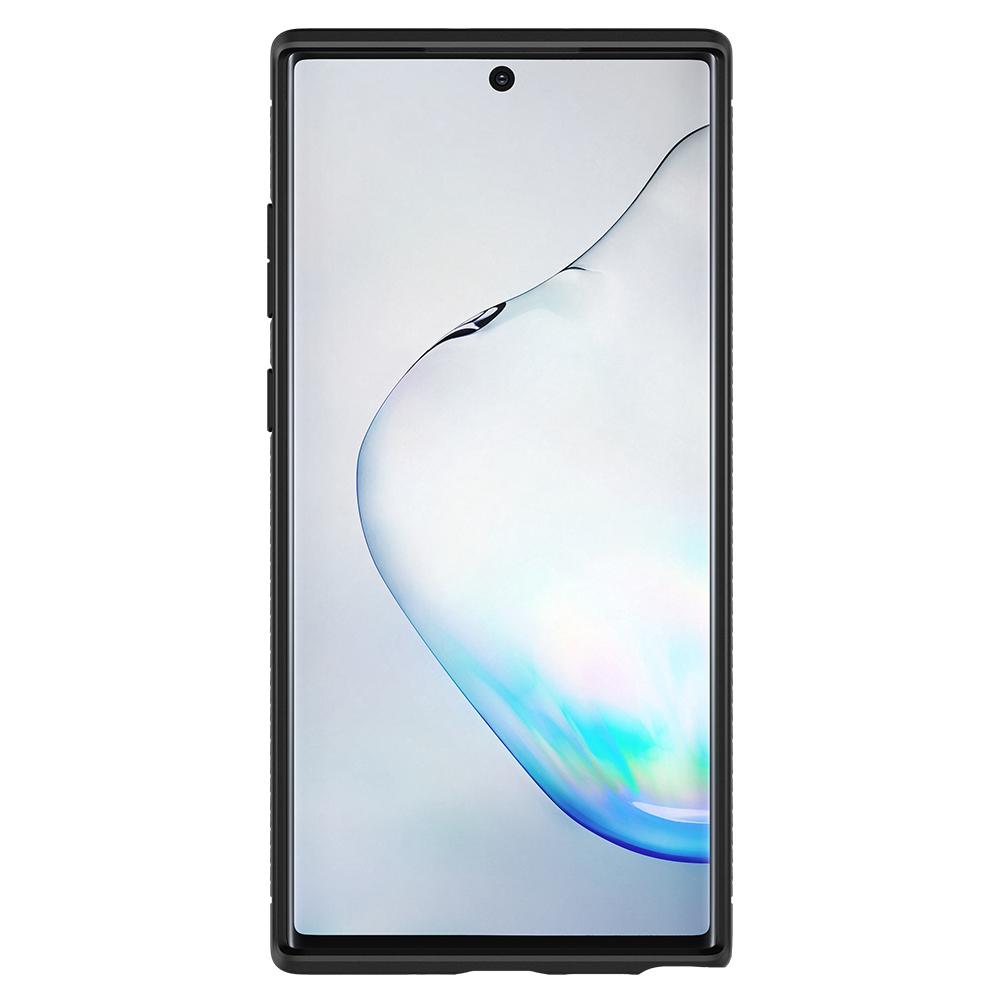 Hülle für Samsung Galaxy Note 10+ 5G N976 / Note 10+ N975, Spigen, Rugged Armor, Schwarz 627CS27331