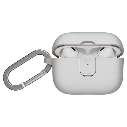 UNIQ Clyde Hülle für Apple AirPods Pro 3, Grau Beige