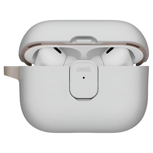 UNIQ Clyde Hülle für Apple AirPods Pro 3, Grau Beige