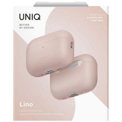 UNIQ Lino Hülle für Apple AirPods Pro 3, Rosa