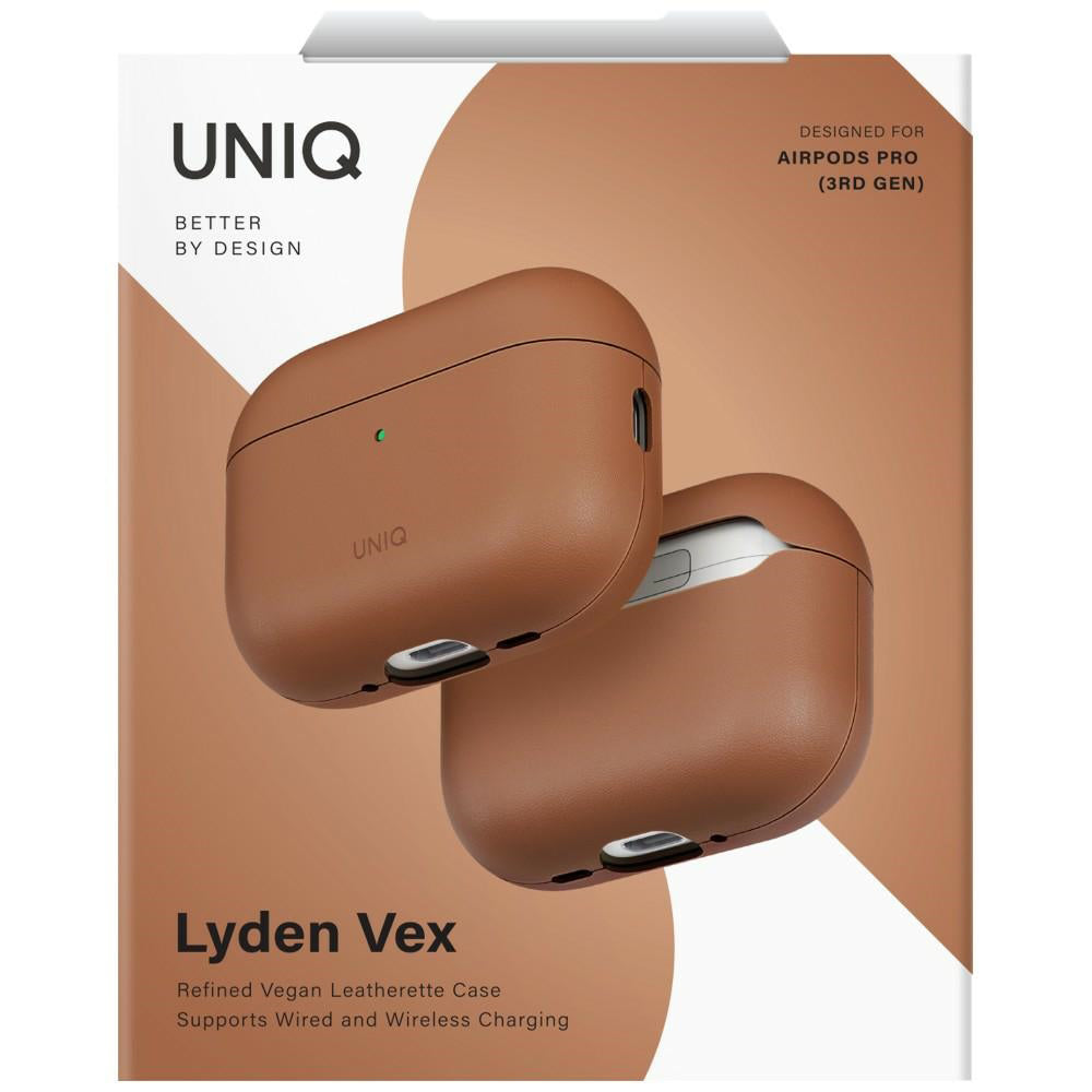 UNIQ Lyden Vex Hülle für Apple AirPods Pro 3, Braun