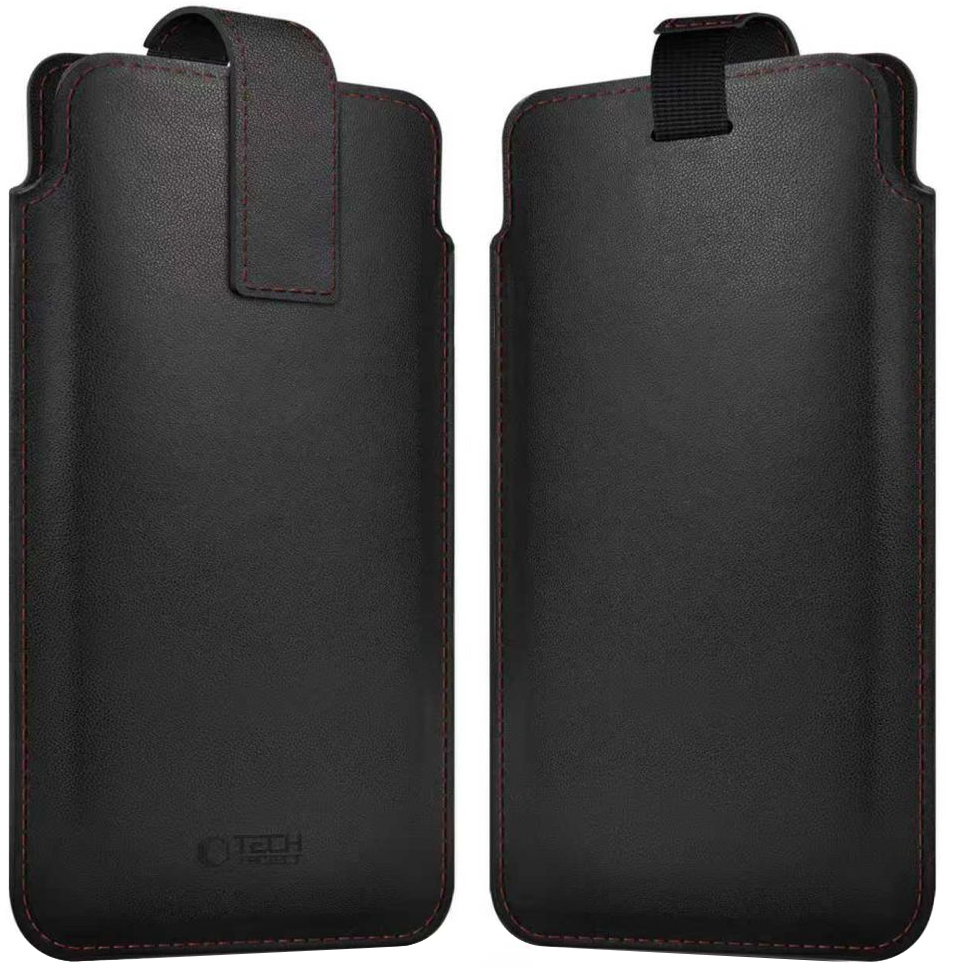 Universelle Handyhülle, Tech-Protect, SM65, Schwarz Rot