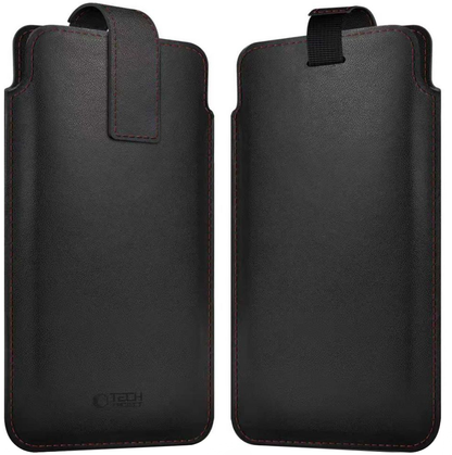 Universelle Handyhülle, Tech-Protect, SM65, Schwarz Rot