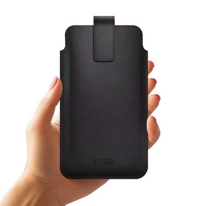 Universelle Handyhülle, Tech-Protect, SM65, Schwarz Rot