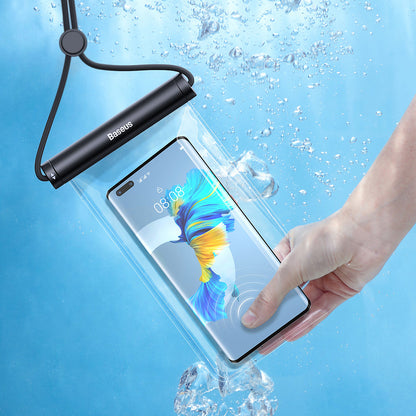 Universal Wasserdichte Hülle, Baseus, AquaGlide Cylindrical, Schwarz P60263701113-00