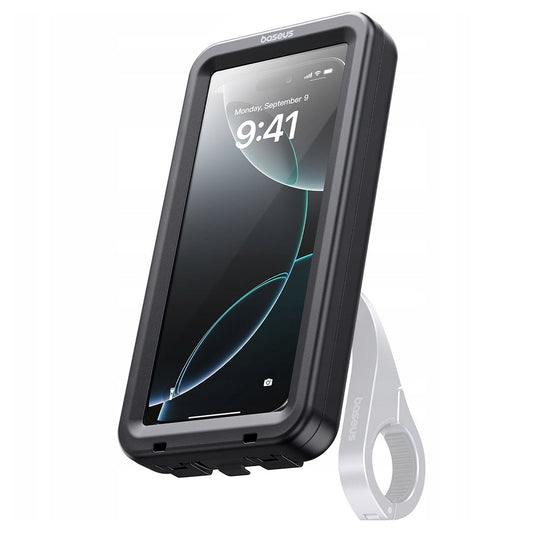 Wasserdichte Universaltasche kompatibel mit magnetischer Fahrradhalterung, Baseus, PrimeTrip VB1, Schwarz C0013D01