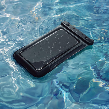 Universelle Wasserdichte Hülle für Telefon max. 6,9 Zoll, Spigen, A611P, Set 2 Stück, Mattschwarz ACS09348