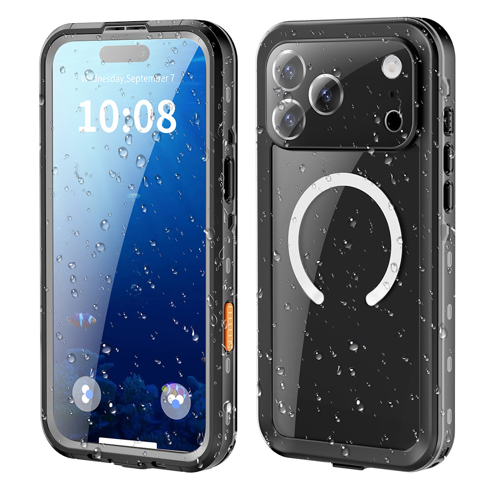 Wasserdichte Hülle für Apple iPhone 18 Pro Max / 17 Pro Max, ShellBox, Schwarz