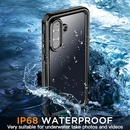Wasserdichte Hülle für Samsung Galaxy A57 5G, ShellBox, Schwarz