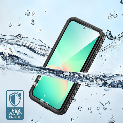 Wasserdichte Hülle für Samsung Galaxy A57 5G, ShellBox, Schwarz