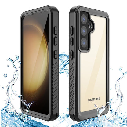 Wasserdichte Hülle für Samsung Galaxy S24+ S926, ShellBox, Schwarz