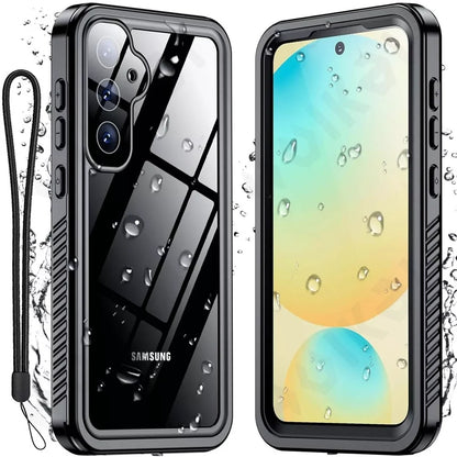 Waterproof Case for Samsung Galaxy S25+ S936, ShellBox, Black