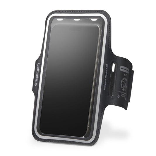 Universelle wasserdichte Hülle für Telefon max. 6,9 Zoll, Spigen, Dynamic Shield, Schwarz AMP07187