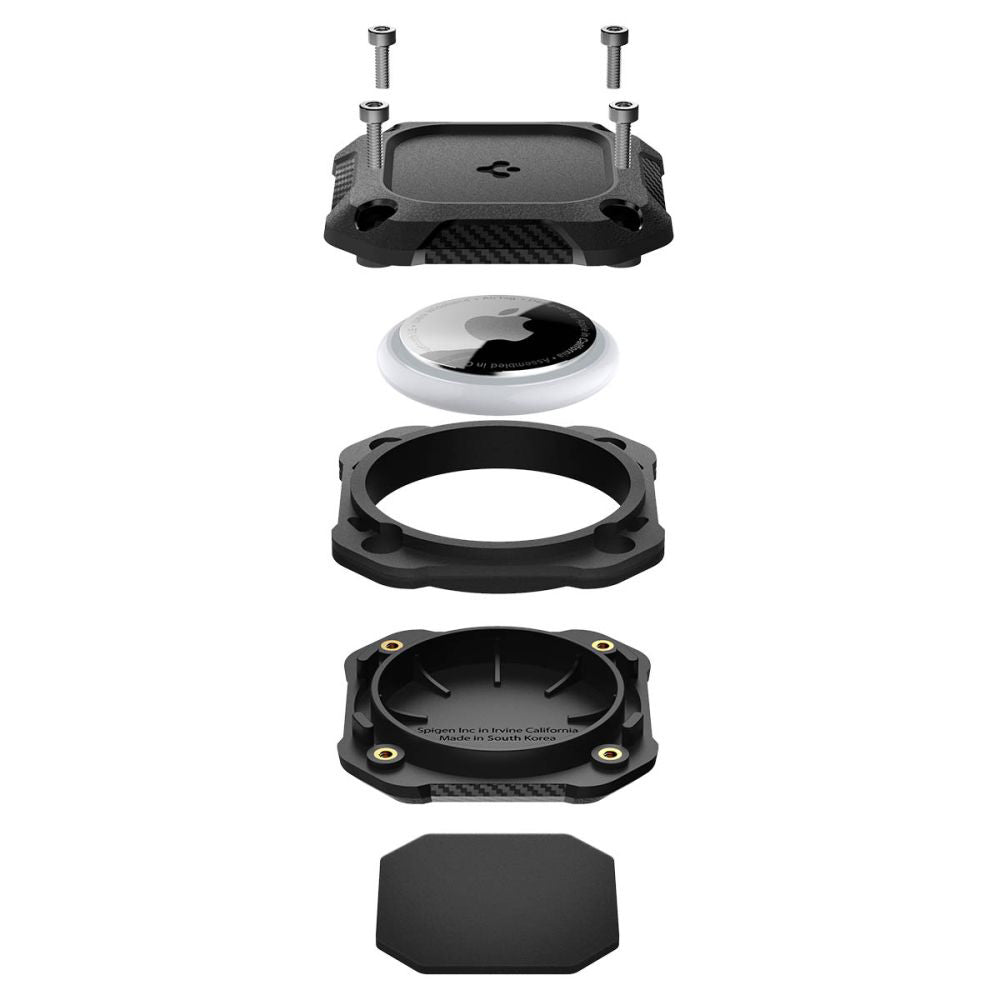Wasserdichte Hülle Spigen Tough Armor für Apple AirTag, Schwarz ACS09781