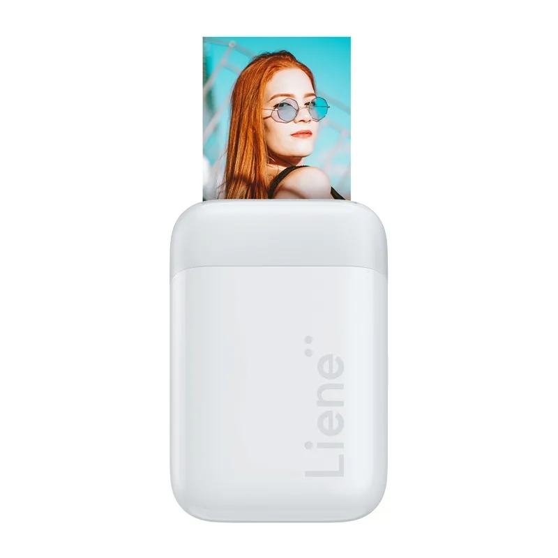 Tragbarer Fotodrucker Liene Pearl 2x3, Weiß