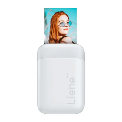 Tragbarer Fotodrucker Liene Pearl 2x3, Weiß